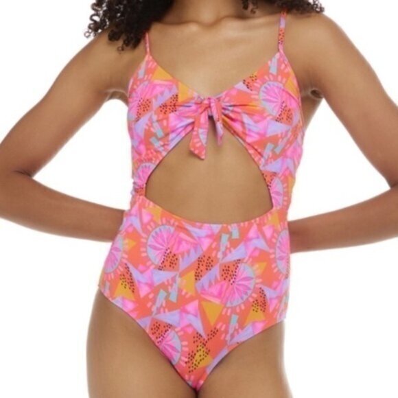 Eidon Surf Paris one piece cut out suit in PopTamarindo - Picture 1 of 5